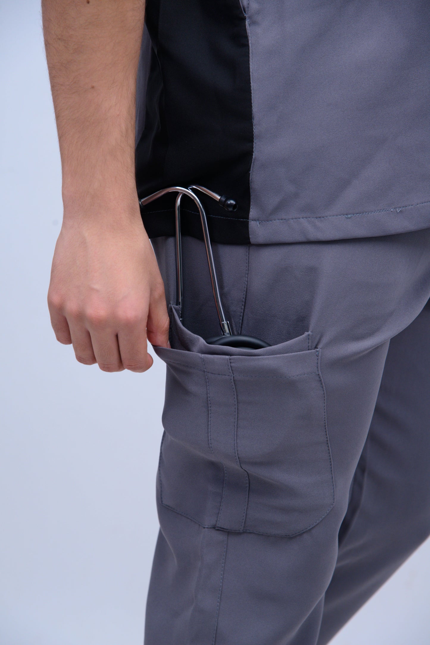 ROUND-NECK DARK GREY (unisexe)