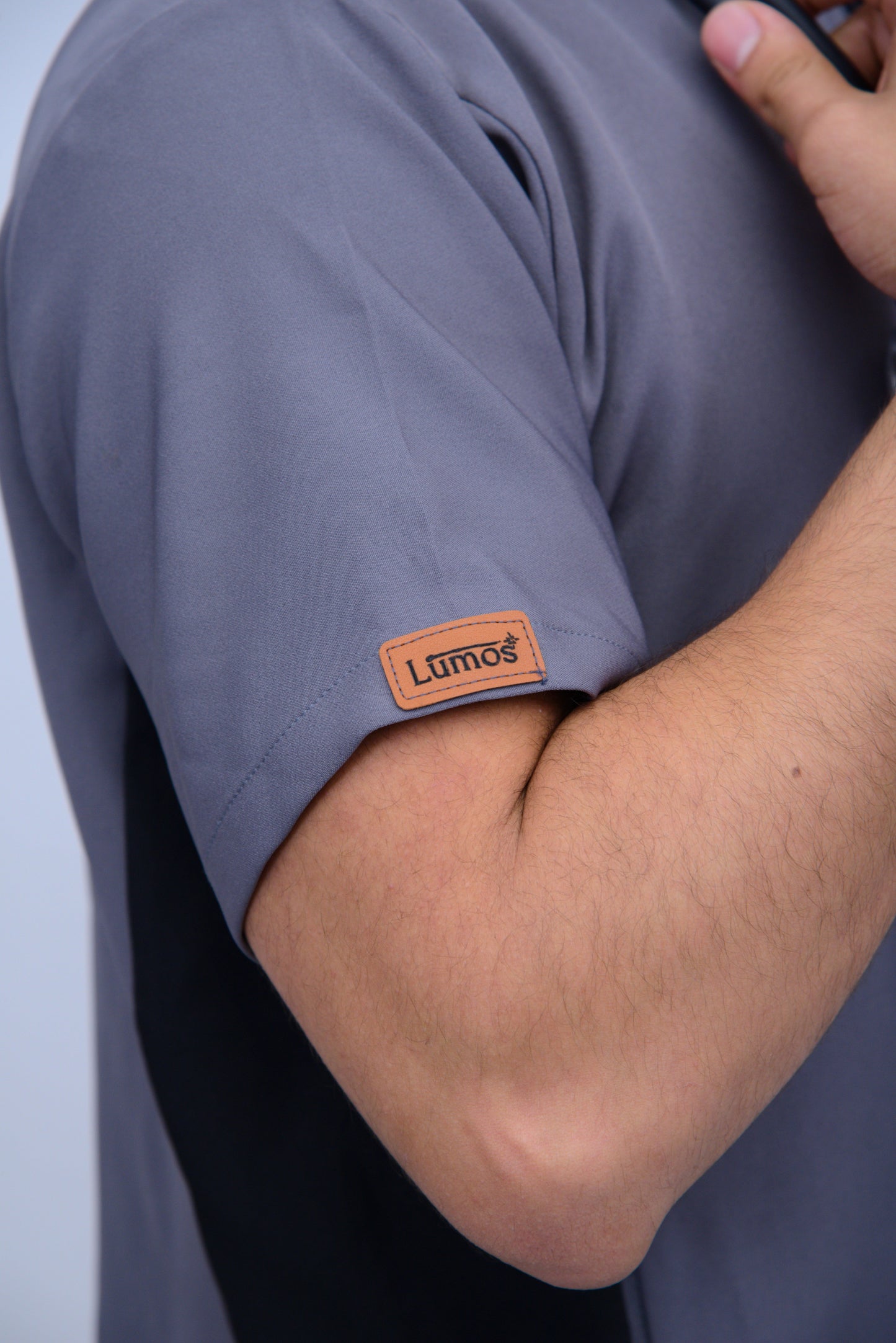 ROUND-NECK DARK GREY  (unisexe)