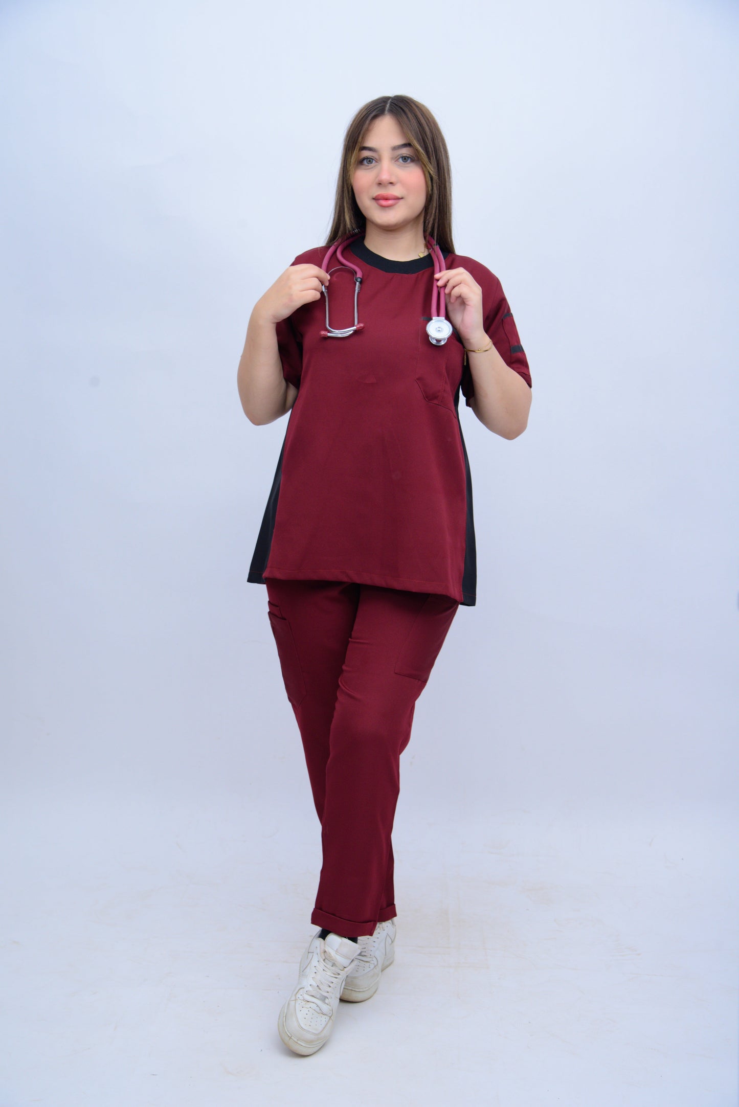 ROUND-NECK IMPERIAL RED  (unisexe)