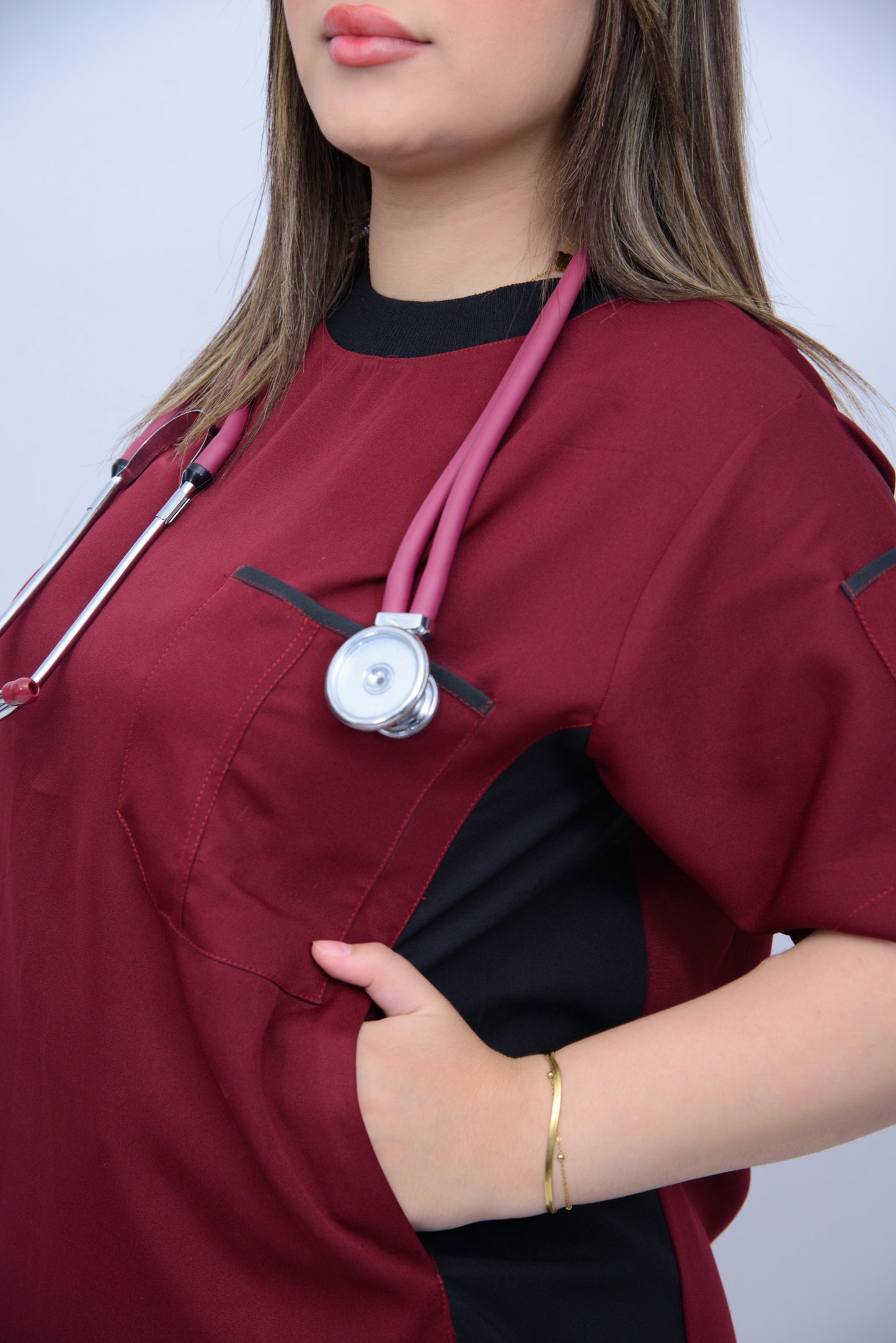 ROUND-NECK IMPERIAL RED  (unisexe)