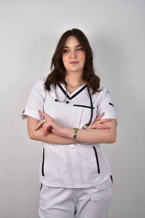 V-NECK (White ) – Image 6