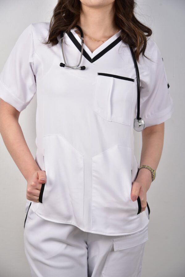 V-NECK (White ) – Image 3